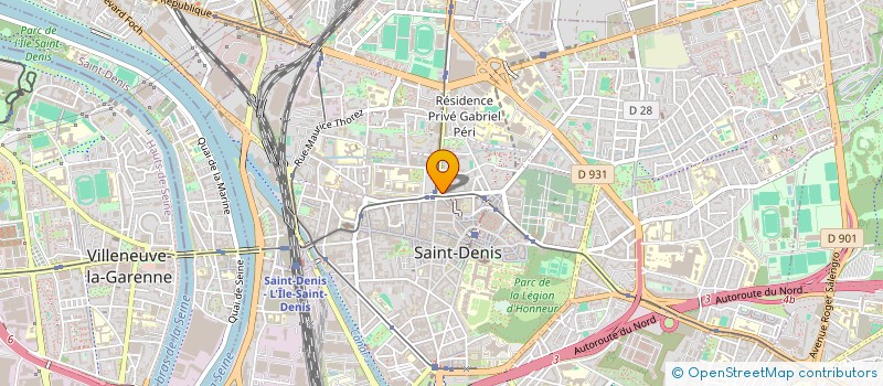 localisation de l'entreprise MONSIEUR MOUSTAPHA DOUCOURE  SAINT-DENIS