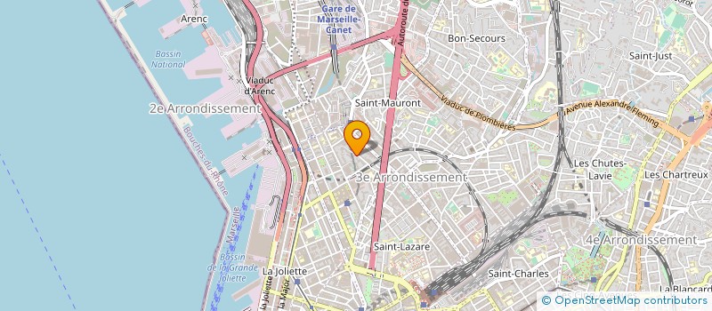 localisation de l'entreprise MONSIEUR MOUSTAPHA DOUDI à MARSEILLE
