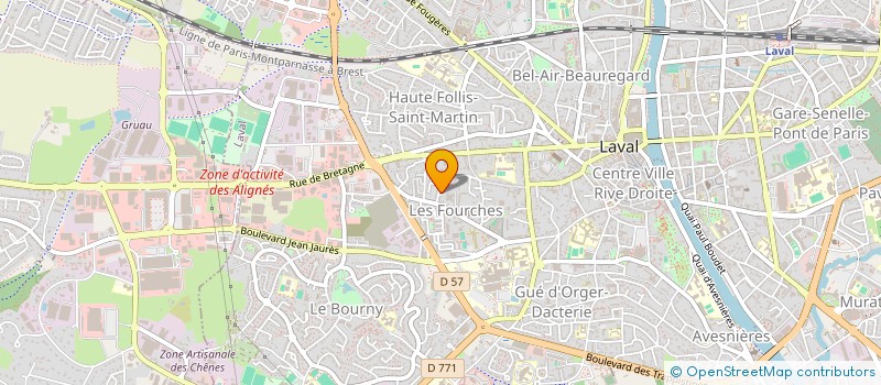 localisation de l'entreprise MONSIEUR MOUSTAPHA DRAME à LAVAL