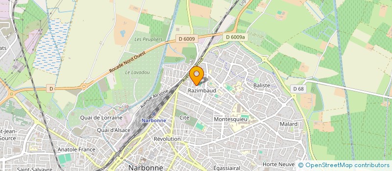 localisation de l'entreprise MONSIEUR MOUSTAPHA ELGERBI à NARBONNE
