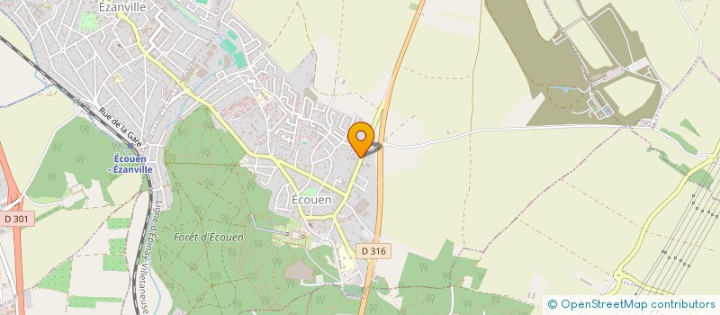 localisation de l'entreprise MONSIEUR MOUSTAPHA FOFANA SYLLA  ECOUEN