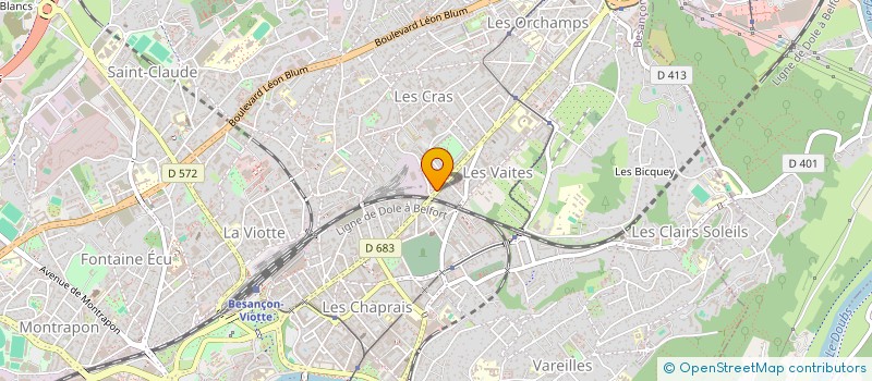 localisation de l'entreprise MONSIEUR MOUSTAPHA GUAYE à BESANCON