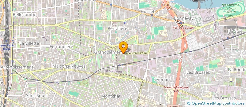 localisation de l'entreprise MONSIEUR MOUSTAPHA GUIRASSY  VILLEURBANNE