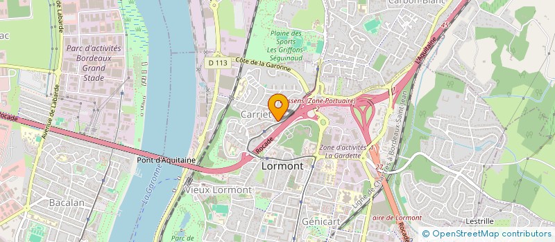 localisation de l'entreprise MONSIEUR MOUSTAPHA HAMRANI  LORMONT