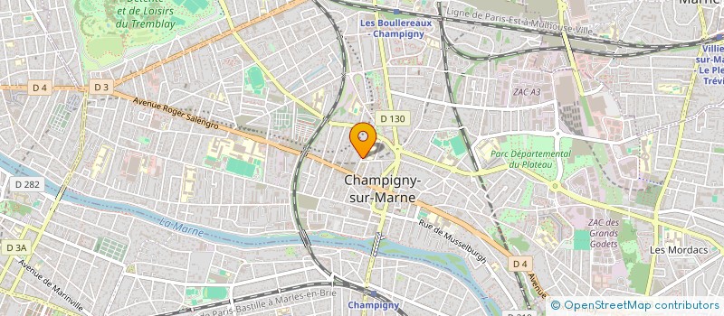 localisation de l'entreprise MONSIEUR MOUSTAPHA KANDJI  CHAMPIGNY-SUR-MARNE