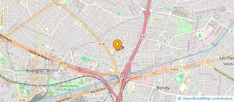 localisation de l'entreprise MONSIEUR MOUSTAPHA KANE à BOBIGNY