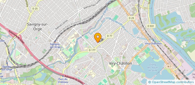 localisation de l'entreprise MONSIEUR MOUSTAPHA KANTE à VIRY-CHATILLON