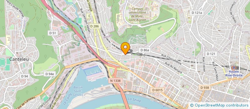 localisation de l'entreprise MONSIEUR MOUSTAPHA KANTE  ROUEN