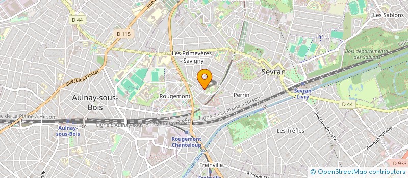 localisation de l'entreprise MONSIEUR MOUSTAPHA KARIM KALLO à SEVRAN