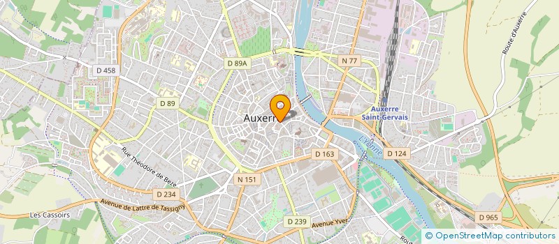 localisation de l'entreprise MONSIEUR MOUSTAPHA KONE à AUXERRE