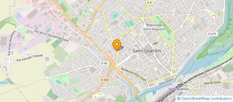 localisation de l'entreprise MONSIEUR MOUSTAPHA LAKHAL à SAINT-QUENTIN