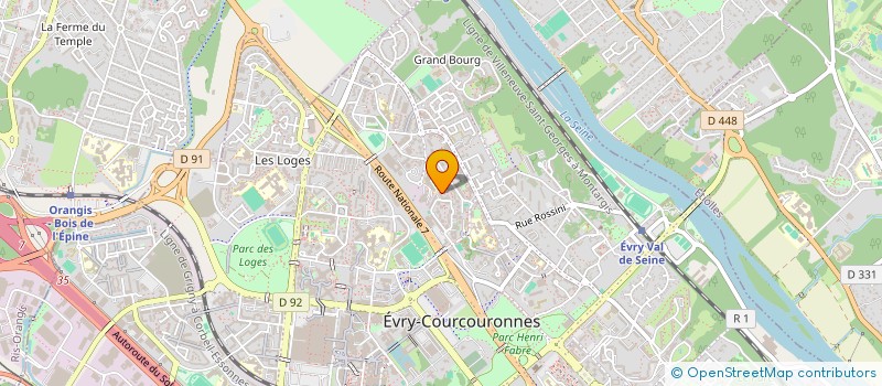 localisation de l'entreprise MONSIEUR MOUSTAPHA LEGA à EVRY-COURCOURONNES