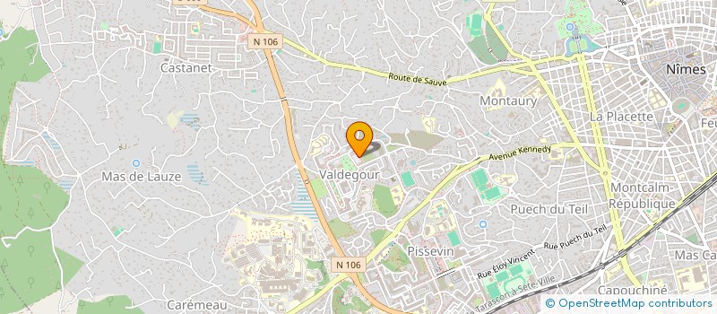 localisation de l'entreprise MONSIEUR MOUSTAPHA MBENGUE  NIMES