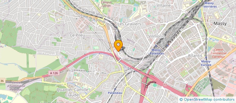 localisation de l'entreprise MONSIEUR MOUSTAPHA N'DIAYE  PALAISEAU