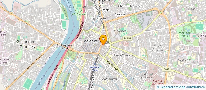 localisation de l'entreprise MONSIEUR MOUSTAPHA SANO  VALENCE