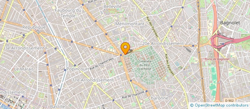 localisation de l'entreprise MONSIEUR MOUSTAPHA SIDIBE à PARIS