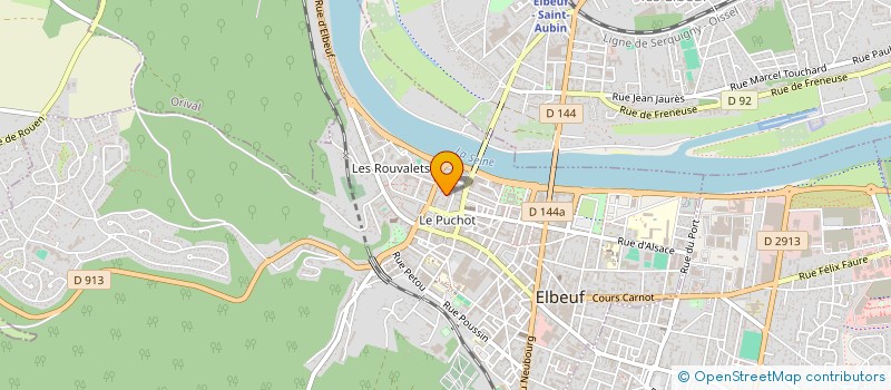 localisation de l'entreprise MONSIEUR MOUSTAPHA TOURE à ELBEUF