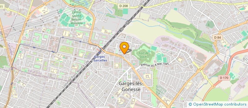 localisation de l'entreprise MONSIEUR MOUSTAPHA TRAORE  GARGES-LES-GONESSE