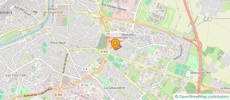 localisation de l'entreprise MONSIEUR MOUSTOIFA AHMAD  POITIERS