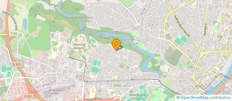 localisation de l'entreprise MONSIEUR MOUSTOIFA BACAR à ANGERS