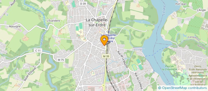 localisation de l'entreprise MONSIEUR MOUTAIZE ABDELKARIM  LA CHAPELLE-SUR-ERDRE