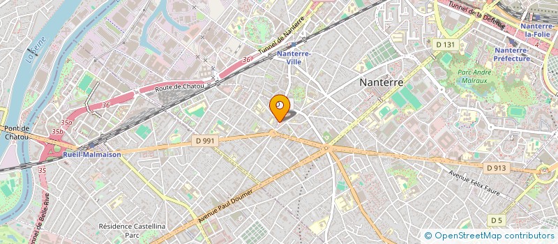 localisation de l'entreprise MONSIEUR MOUTAOUKIL BENYELLES à NANTERRE