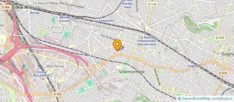 localisation de l'entreprise MONSIEUR MOUTASSIM MOHAMMAD  VILLEMOMBLE