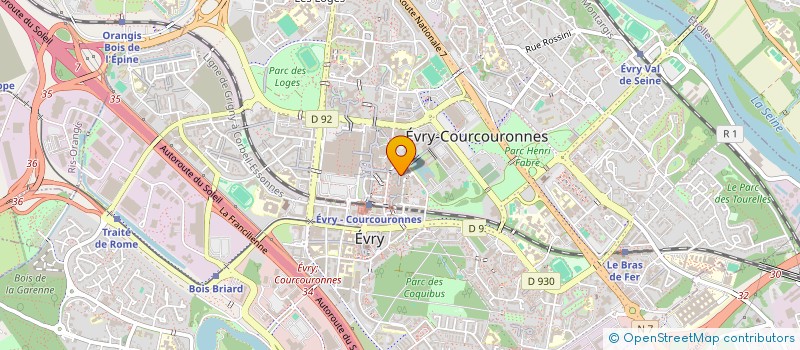 localisation de l'entreprise MONSIEUR MOUTIOU ALI à EVRY-COURCOURONNES