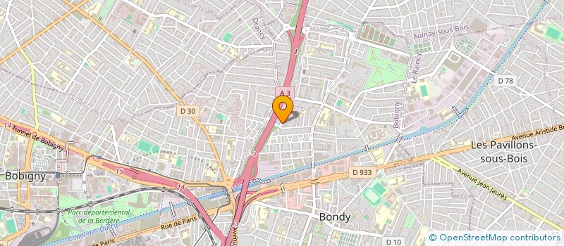 localisation de l'entreprise MONSIEUR MOUUSSA BAMBA  BONDY