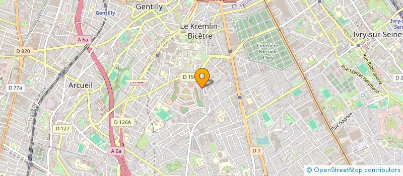 localisation de l'entreprise MONSIEUR MOUWAD MAECHA  LE KREMLIN-BICETRE