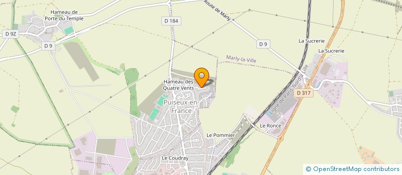 localisation de l'entreprise MONSIEUR MOUWAFAKOU ASSANI  PUISEUX-EN-FRANCE