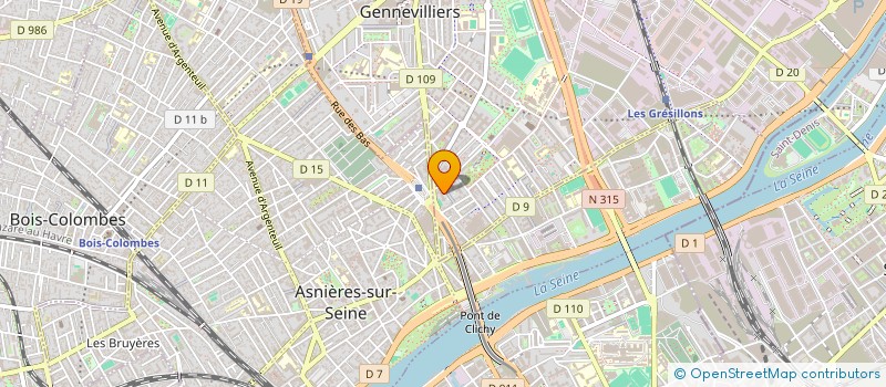 localisation de l'entreprise MONSIEUR MOVIN AHMED à GENNEVILLIERS