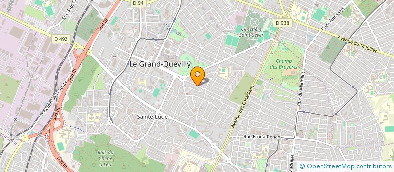 localisation de l'entreprise MONSIEUR MOZIANE LAFDEL  LE GRAND-QUEVILLY