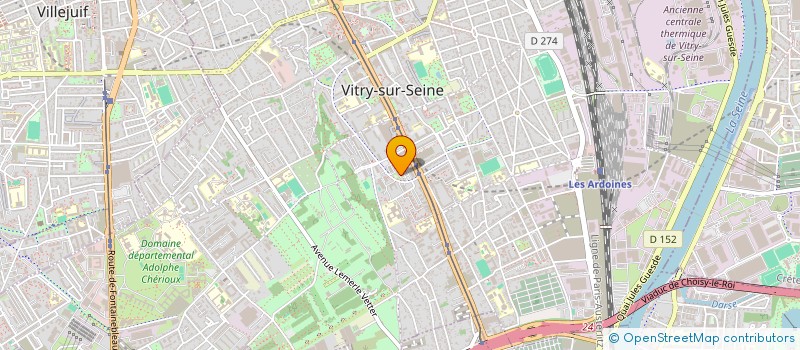 localisation de l'entreprise MONSIEUR MPAMARA DRAMEH à VITRY-SUR-SEINE