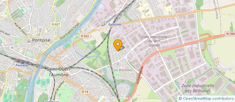 localisation de l'entreprise MONSIEUR MPASSY MBIKA à SAINT-OUEN-L'AUMONE