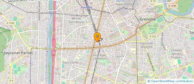 localisation de l'entreprise MONSIEUR MRAD MRAD à GRENOBLE