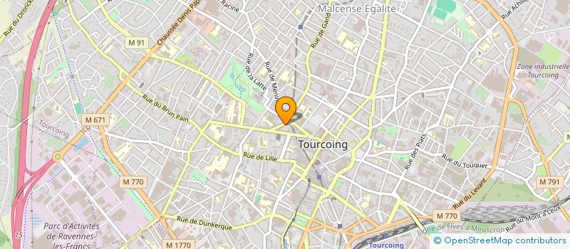 localisation de l'entreprise MONSIEUR MRIOUAH ABDELKRIM  TOURCOING