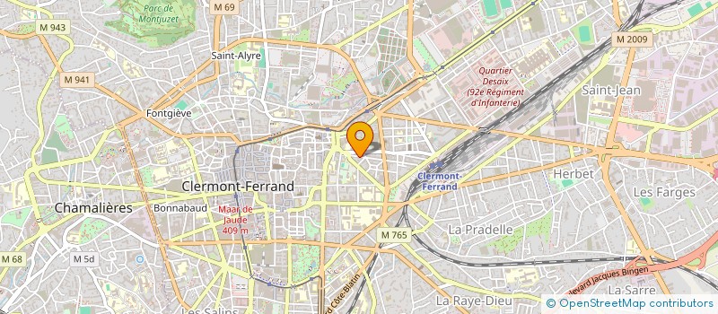 localisation de l'entreprise MONSIEUR MSAYIF ZAYD  CLERMONT-FERRAND