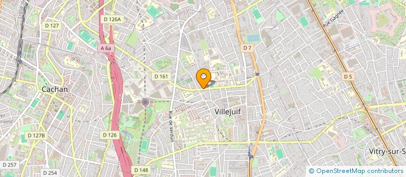 localisation de l'entreprise MONSIEUR MTIMET RIADH  VILLEJUIF