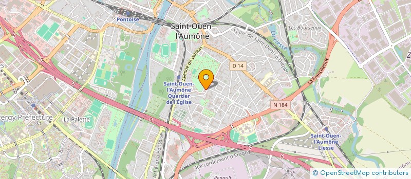 localisation de l'entreprise MONSIEUR MU'AYYAD MOINDJIE  SAINT-OUEN-L'AUMONE