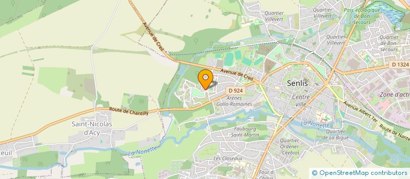 localisation de l'entreprise MONSIEUR MUACA ANALDY  SENLIS