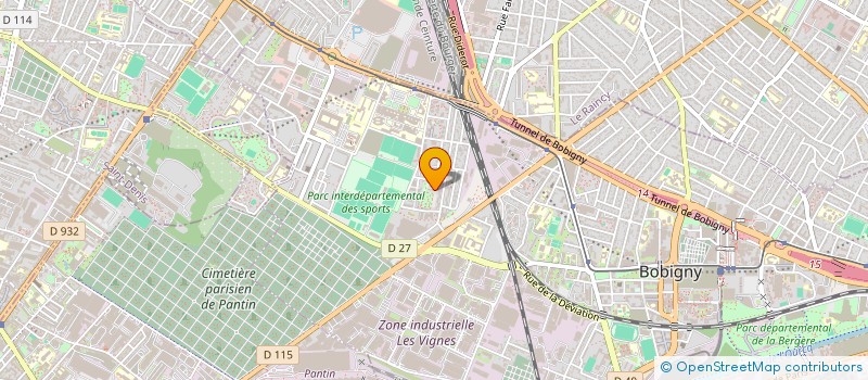localisation de l'entreprise MONSIEUR MUAMBA NKONGOLO à BOBIGNY