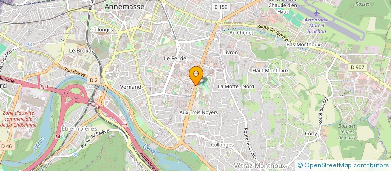 localisation de l'entreprise MONSIEUR MUAMER RAMUSHI à ANNEMASSE