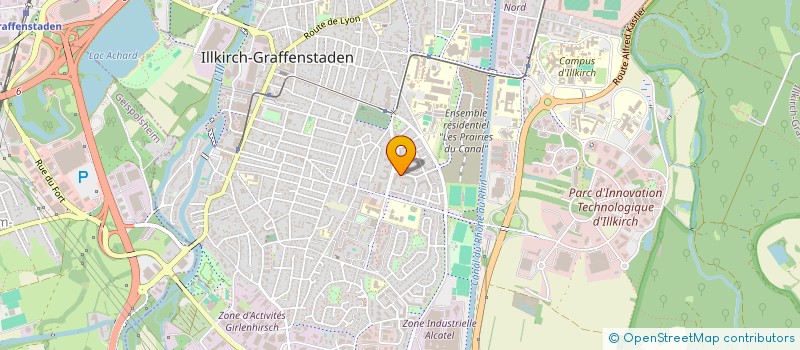 localisation de l'entreprise MONSIEUR MUAMMER CAN  ILLKIRCH-GRAFFENSTADEN
