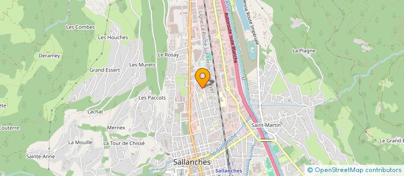 localisation de l'entreprise MONSIEUR MUAMMER KAYAHAN  SALLANCHES