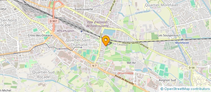 localisation de l'entreprise MONSIEUR MUAMMER KILINC  AVIGNON