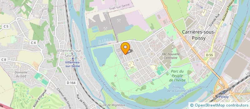 localisation de l'entreprise MONSIEUR MUAMMER TURKAN  CARRIERES-SOUS-POISSY