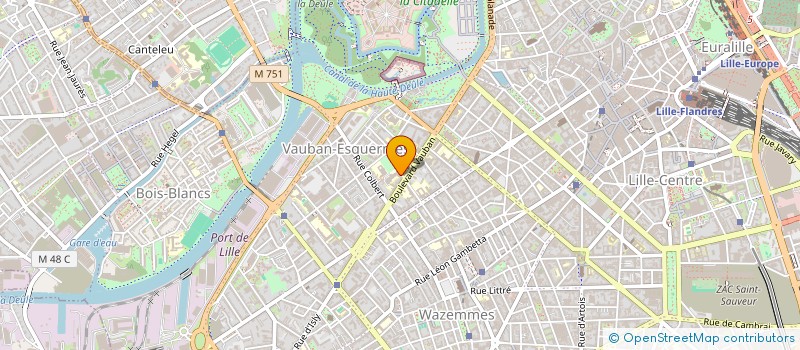 localisation de l'entreprise MONSIEUR MUATASIM BAKRI KHAMIS à LILLE
