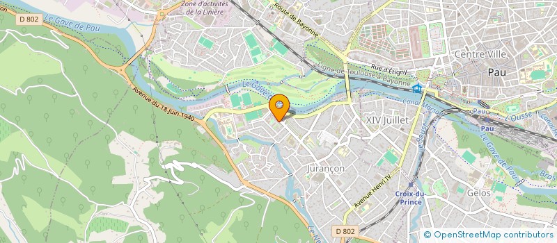 localisation de l'entreprise MONSIEUR MUATH MAHMOUD  JURANCON