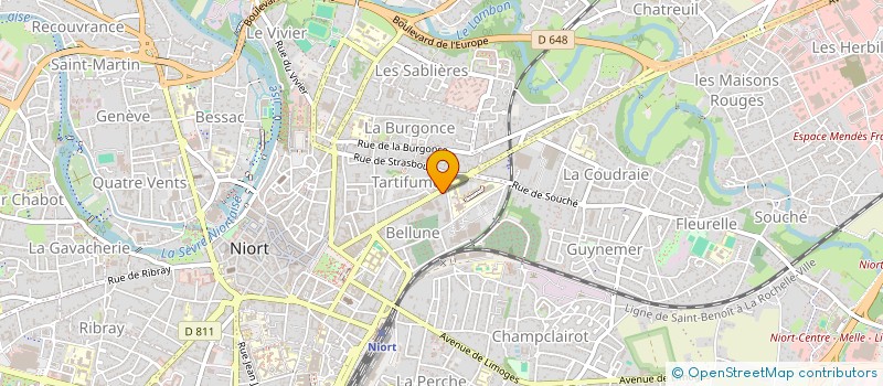 localisation de l'entreprise MONSIEUR MUBARAK DAUD AWAL  NIORT